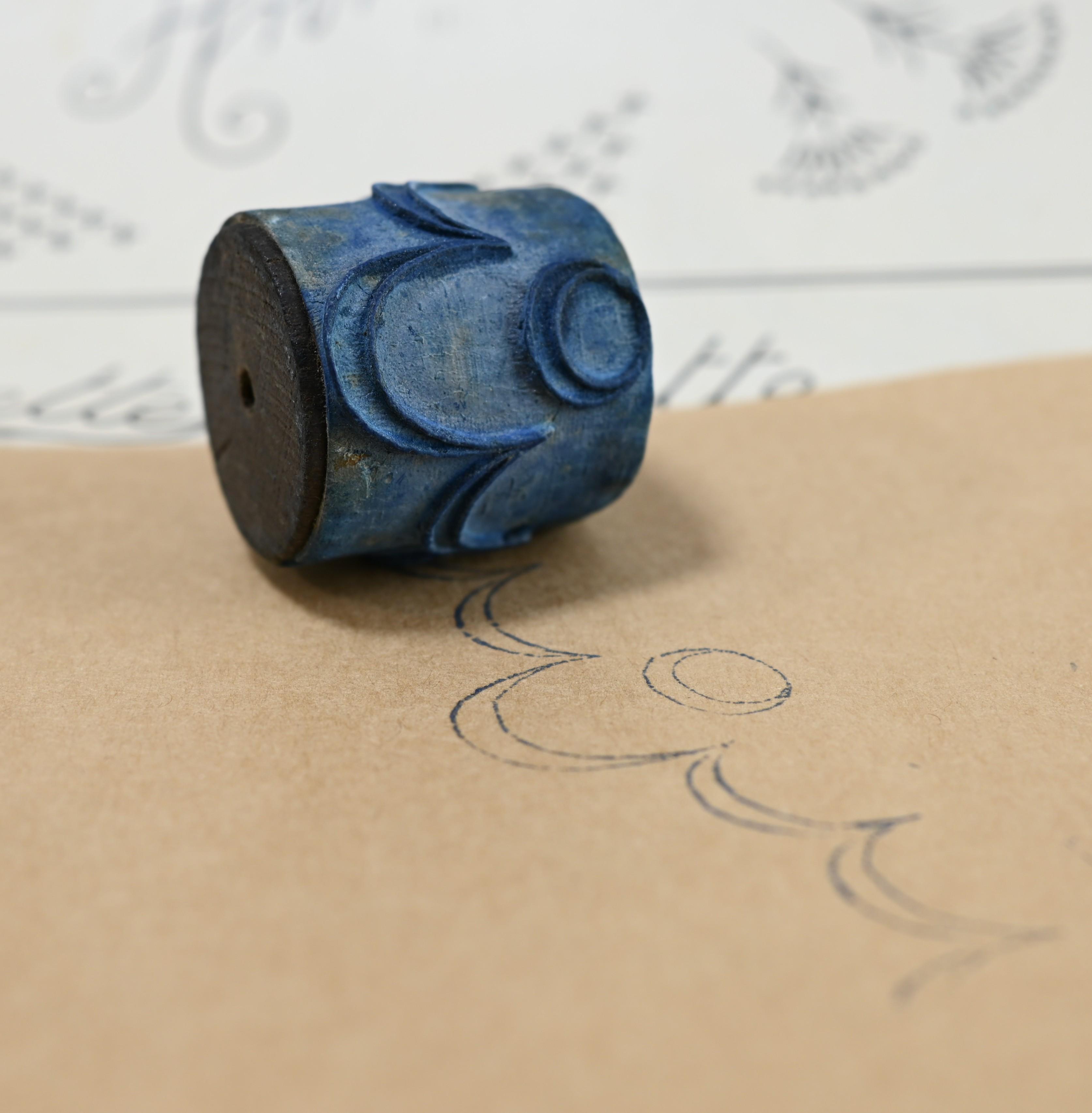 アンティーク　刺繍用スタンプ[C9]1枚目の画像