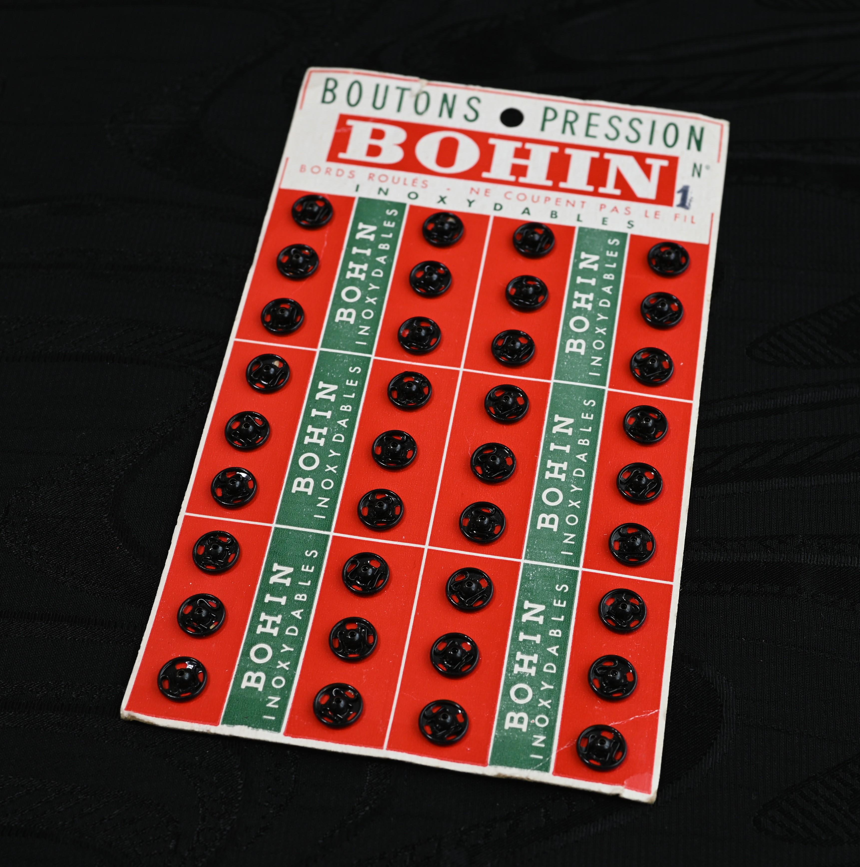 ヴィンテージ スナップボタン BOHIN No1 A1枚目の画像